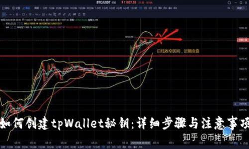 如何创建tpWallet秘钥:详细步骤与注意事项